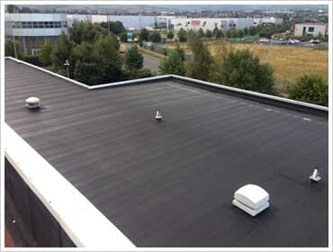 new Atlanta flat roofing system